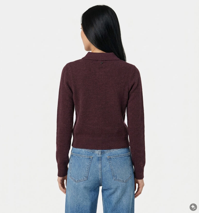Guess Pull en Bordeaux pour femmes (381052)
