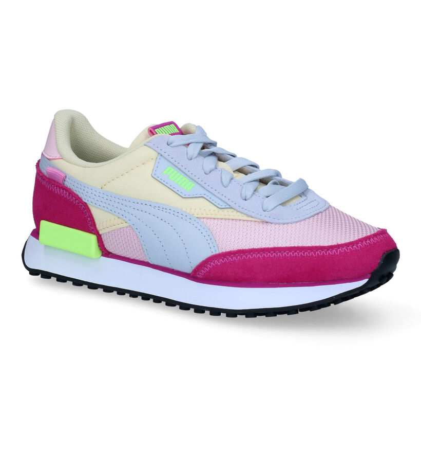 Puma Future Rider Baskets en Rose pour femmes (307176) - pour semelles orthopédiques