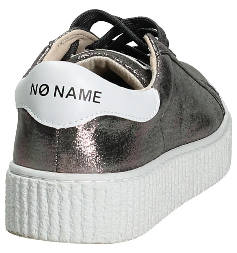 Zilveren Metallic Creeper Sneaker No Name, , pdp