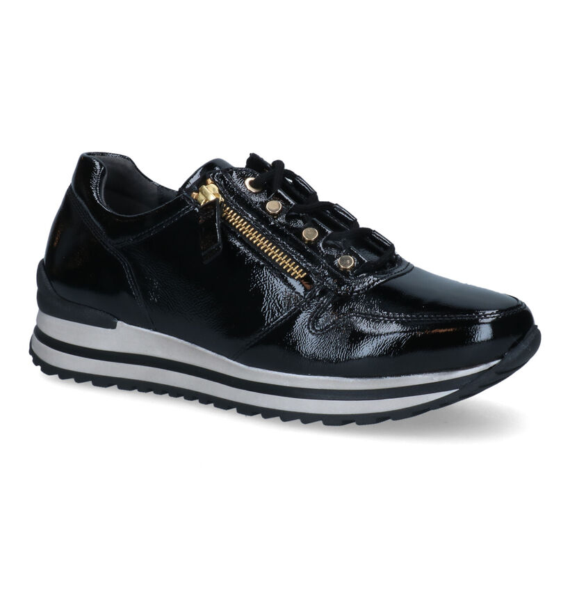 Gabor OptiFit Zwarte Sneakers voor dames (315135) - geschikt voor steunzolen