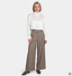 Minuit Douze Wesley Pantalon classique en Beige pour femmes (381852)