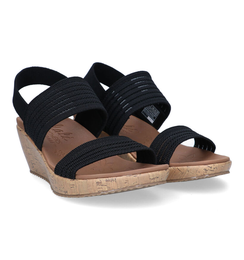 Skechers Beverlee Blauwe Sandalen voor dames (321464)