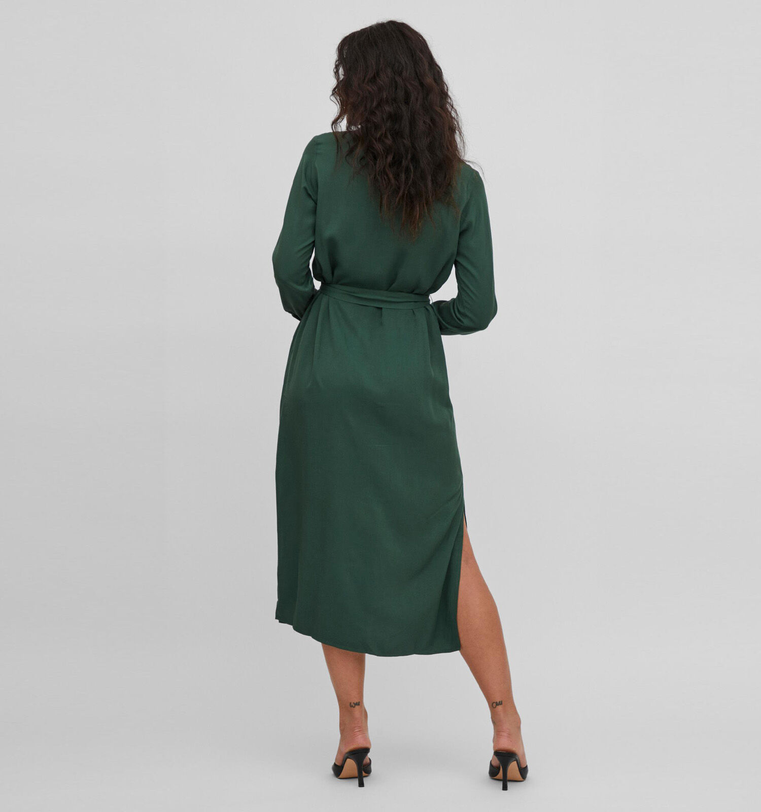 Groene hemdjurk top