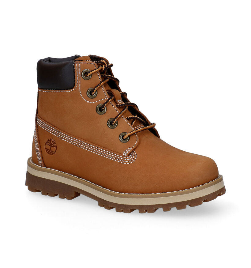 Timberland Courma Kid 6 Inch Bottines en Naturel pour filles, garçons (345266) - pour semelles orthopédiques