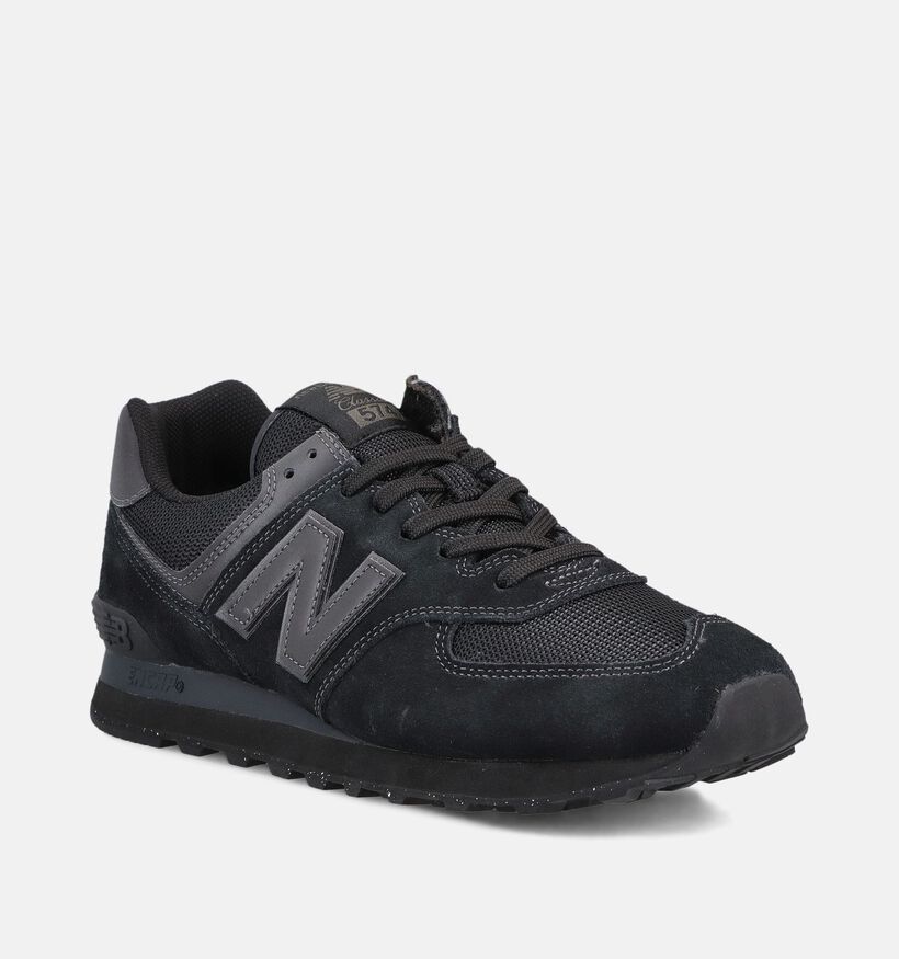 New Balance 574 Zwarte Sneakers voor heren (375106) - geschikt voor steunzolen