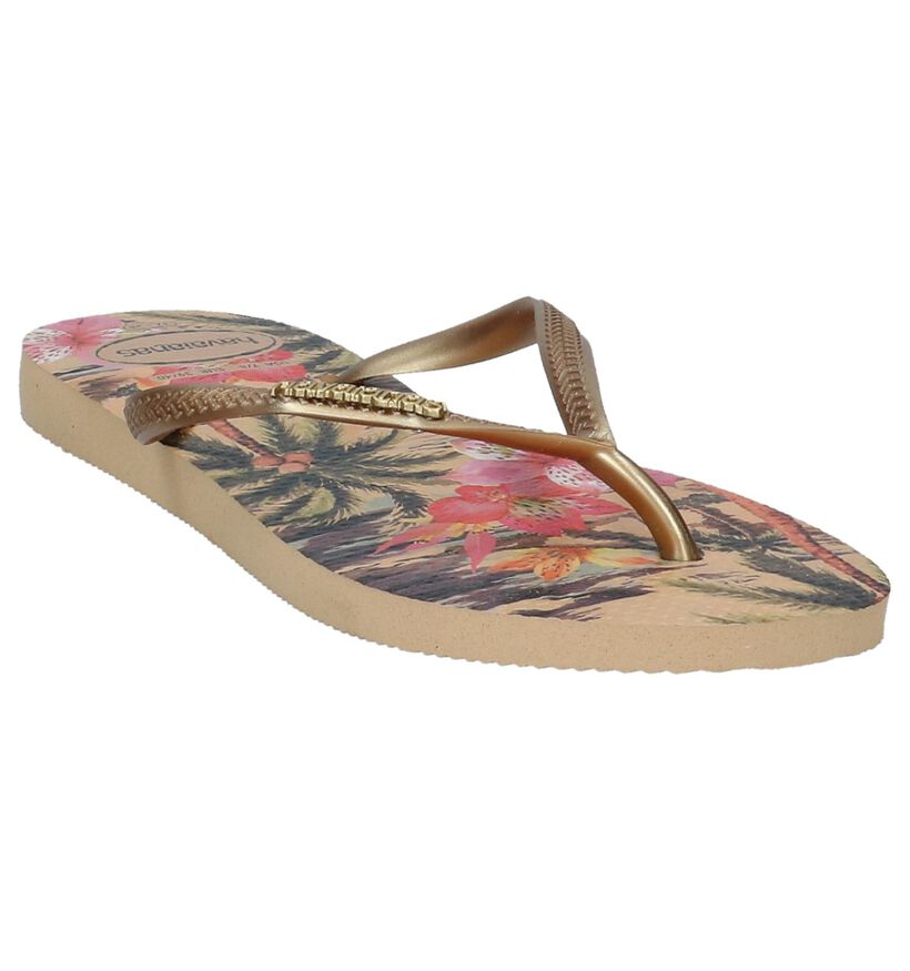 Havaianas Slim Roze Teenslippers in kunststof (289782)