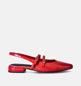 Marco Tozzi Rode Slingback ballerina's voor dames (352548)