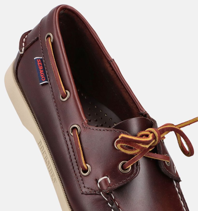 Sebago Portland Waxed Chaussures bateau en Marron pour femmes (370231)
