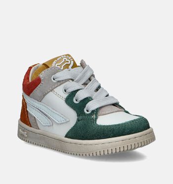 STONES and BONES Sneakers Wit/Groen
