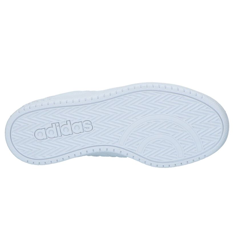 adidas Hoops 2.0 Baskets en Blanc en simili cuir (221720)