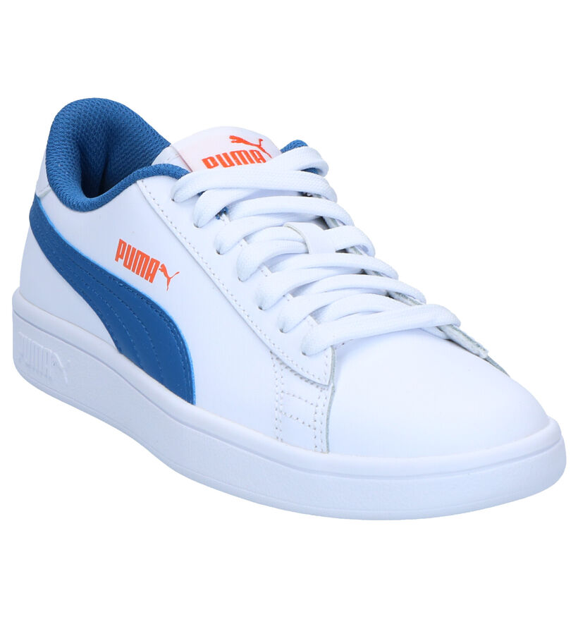 Puma Smash Sneakers en Blanc en cuir (265618)