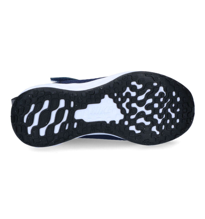 Nike Revolution 6 Blauwe Sneakers voor jongens (309001) - geschikt voor steunzolen