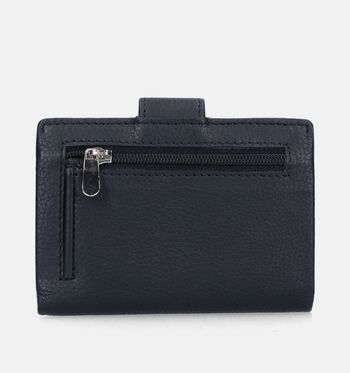 Euro-Leather Portemonnees Zwart/Bruin