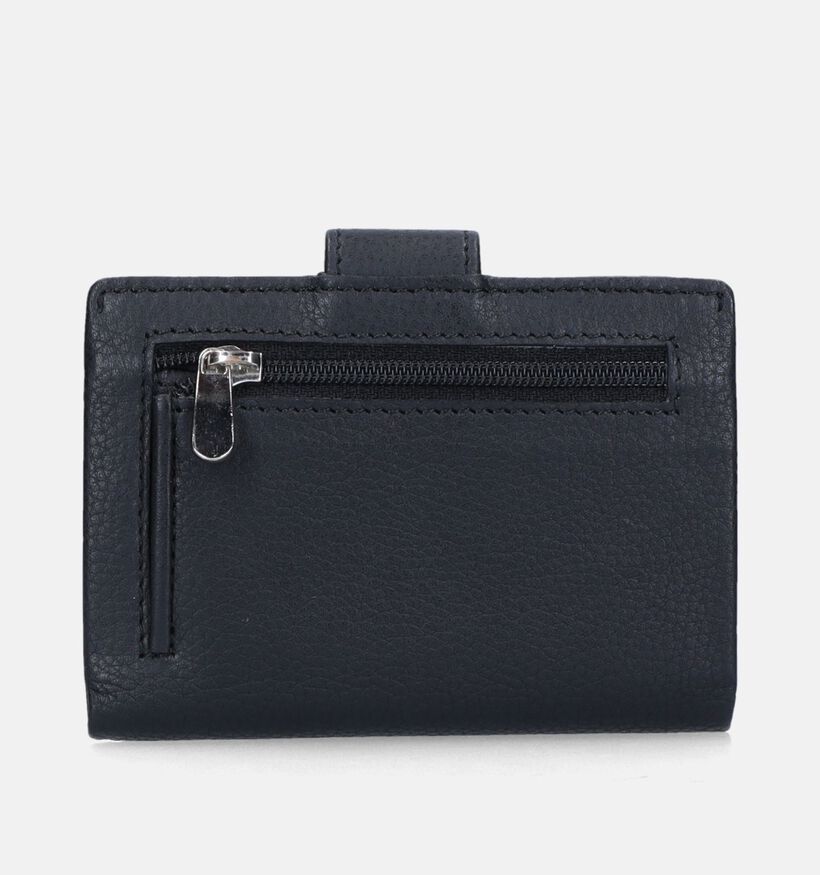Euro-Leather Zwarte Kaartenhouder voor heren (375839)