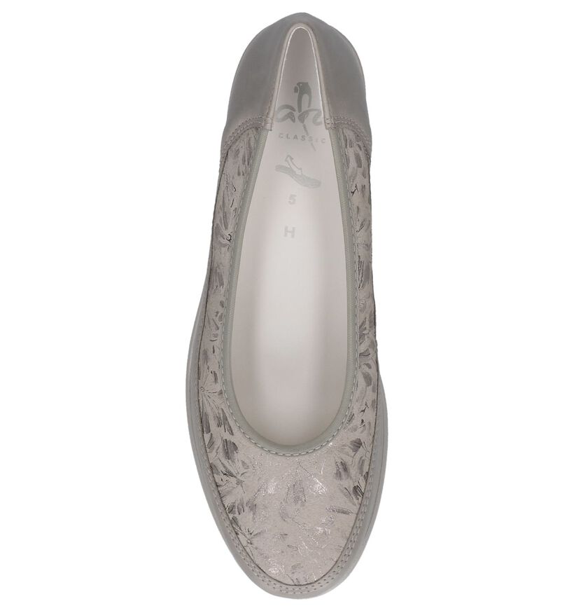 Ara Ballerines en Gris clair en cuir (217320)