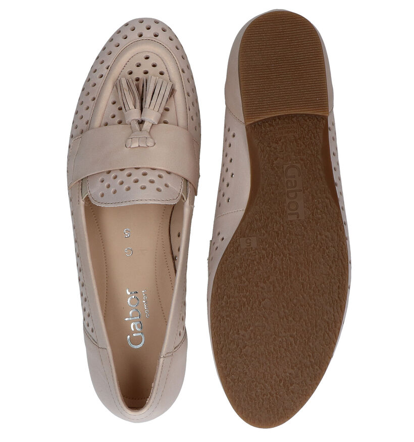 Gabor Beige Loafers voor dames (287935)