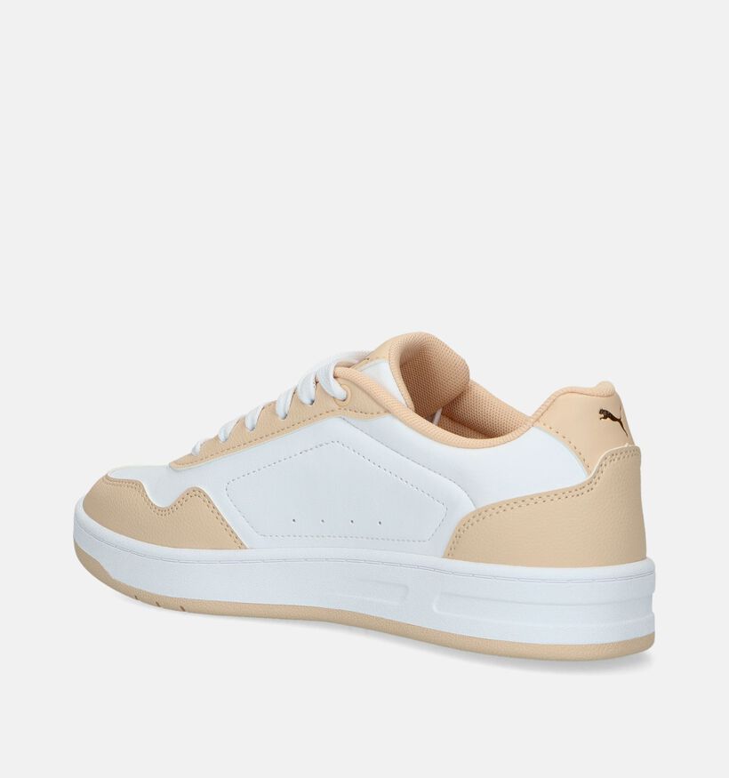 Puma Court Classy Witte Sneakers voor dames (335074) - geschikt voor steunzolen