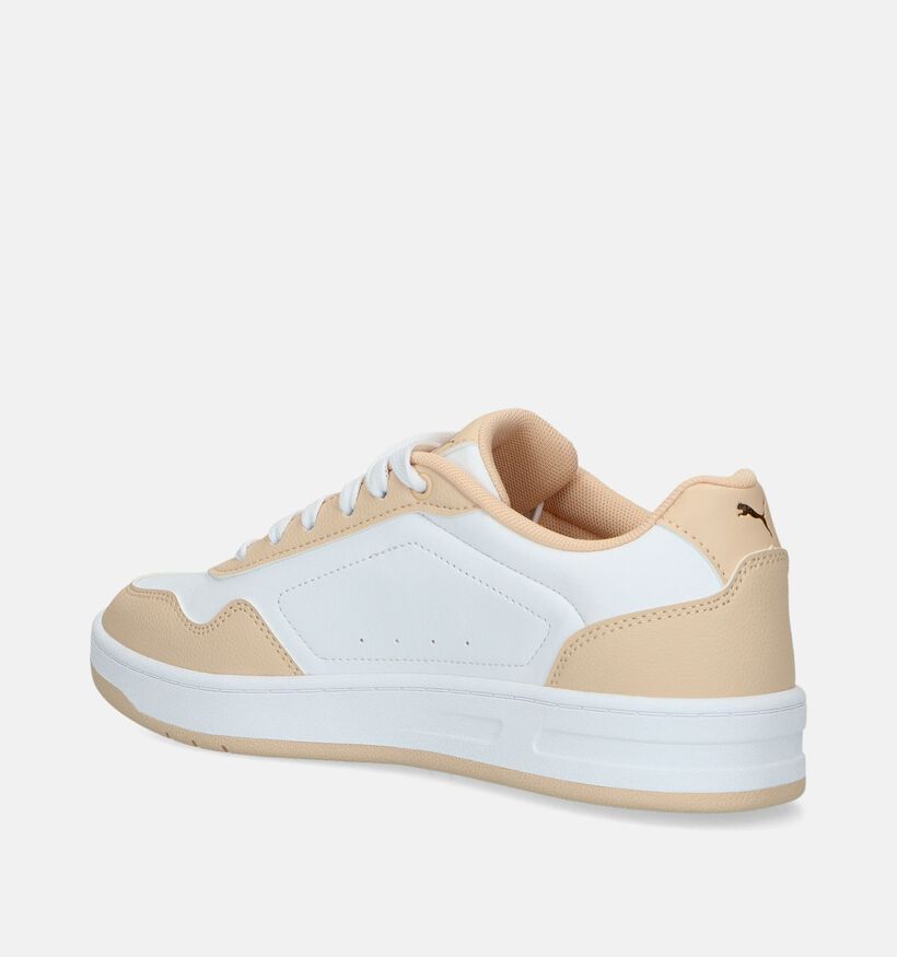 Puma Court Classy Baskets en Blanc pour femmes (335074) - pour semelles orthopédiques