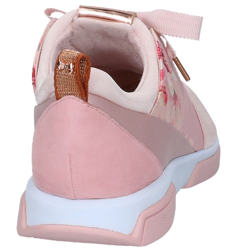 Lage Geklede Sneakers Ted Baker Roze, , pdp