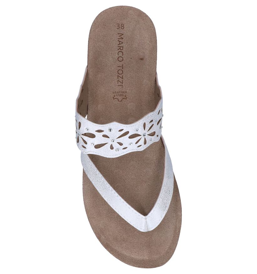 Beige Geklede Slippers Marco Tozzi in imitatieleer (243069)