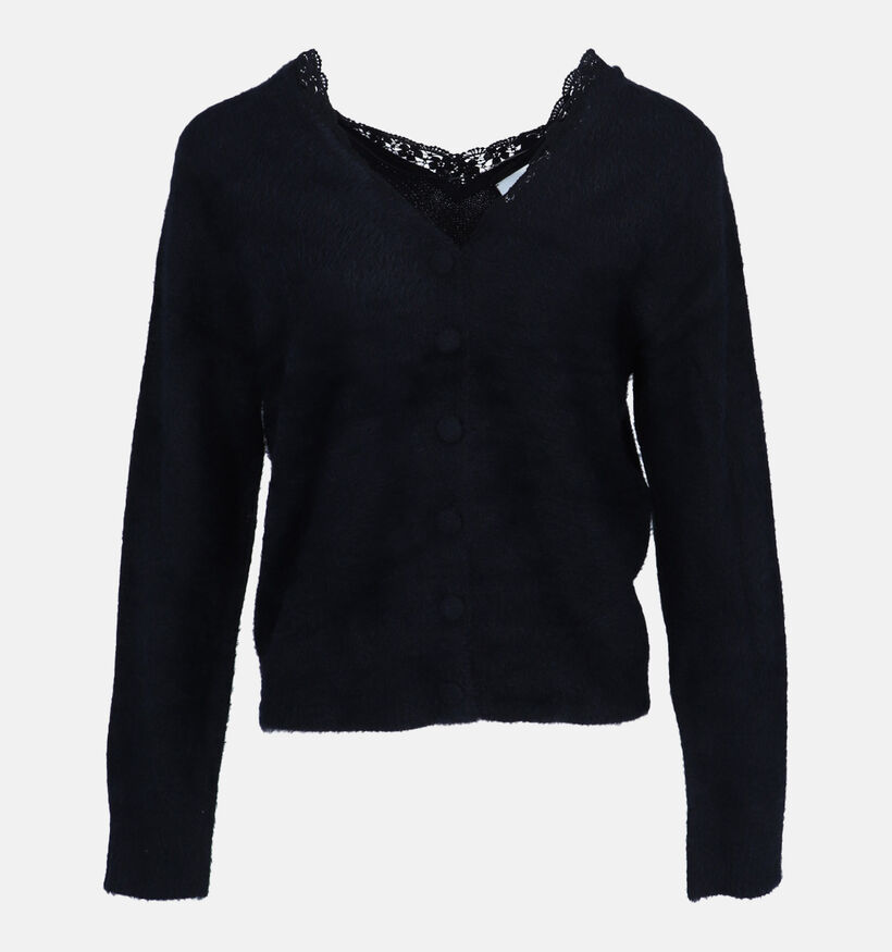 Vila Femme Cardigan avec dos en V en Noir pour femmes (335017)