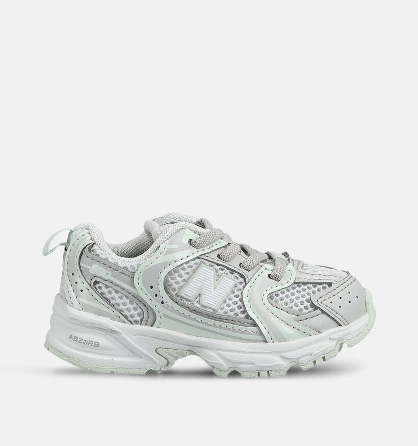 New Balance 530 Baskets basses en Blanc pour gar&ccedil;ons, filles (375196) - pour semelles orthop&eacute;diques
