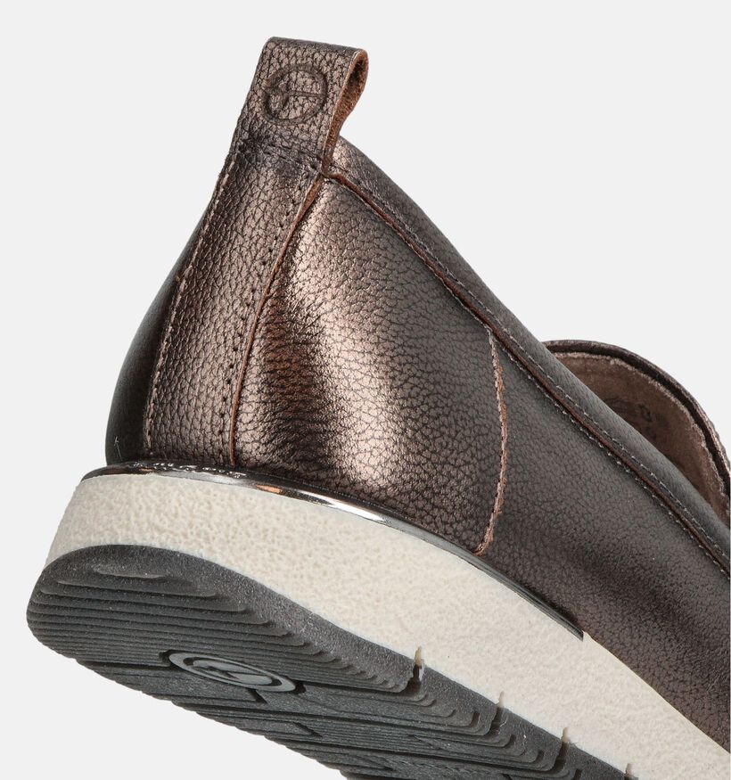 Tamaris Chaussures à enfiler en Bronze pour femmes (360638) - pour semelles orthopédiques