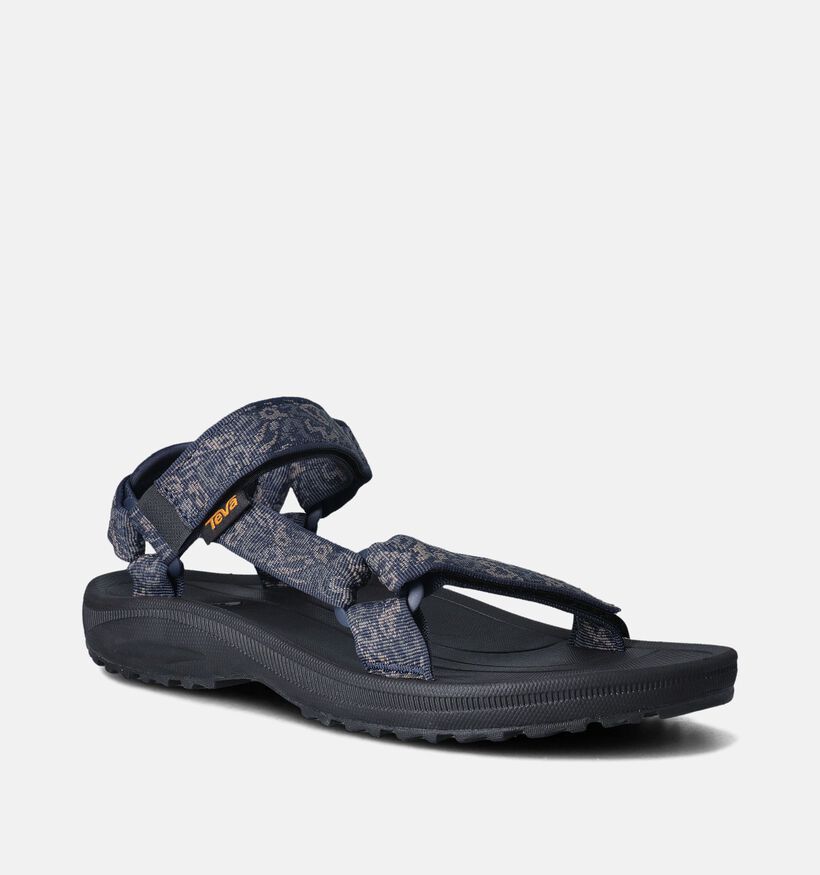 Teva Winsted Sandales de marche en Bleu foncé pour hommes (354638)
