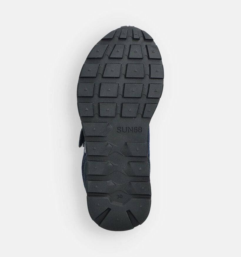 Sun68 Baskets en Bleu pour filles (362144) - pour semelles orthopédiques