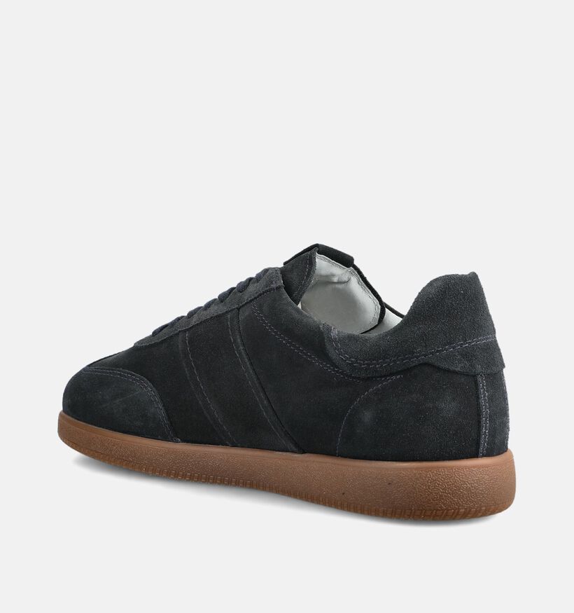 NeroGiardini Chaussures plates en Bleu fonc&eacute; pour hommes (382164) - pour semelles orthop&eacute;diques