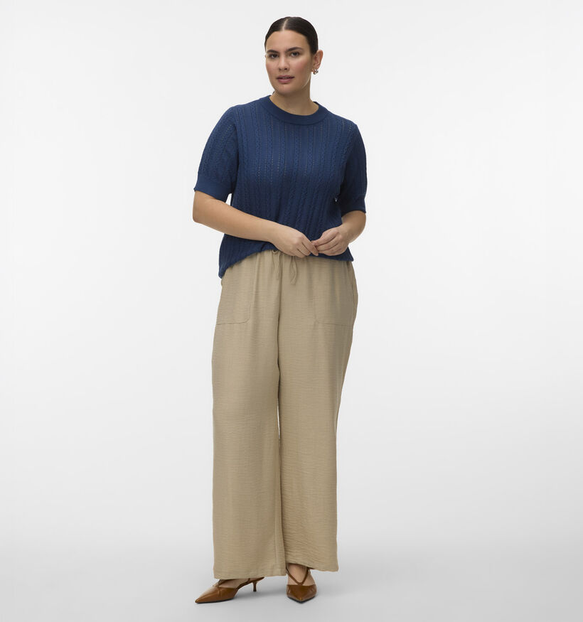 Vero Moda Curve Morena Donkerblauwe Trui voor dames (367786)