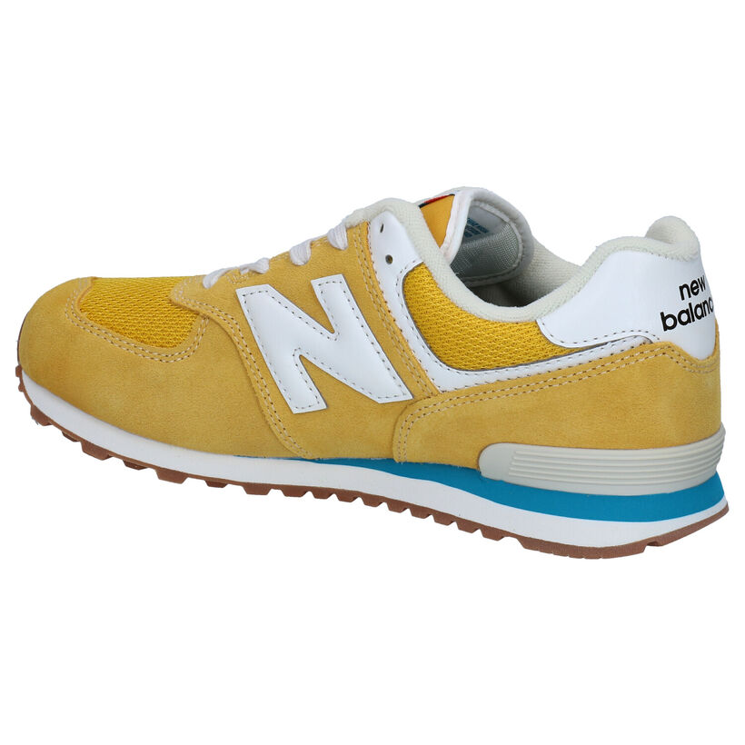 New Balance GC574 Blauwe Sneakers voor jongens, meisjes (327758) - geschikt voor steunzolen