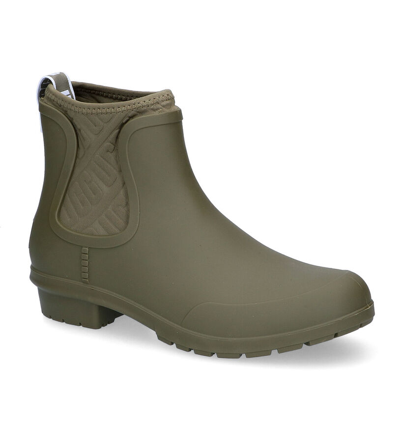 UGG Chevonne Bottes de pluie en Vert kaki en synthétique (294546)