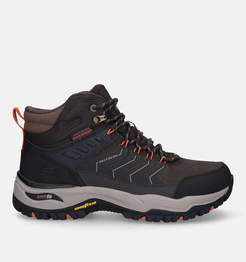 Skechers Arch Fit Dawson Raveno Bruine Wandelschoenen voor heren (346788) - geschikt voor steunzolen
