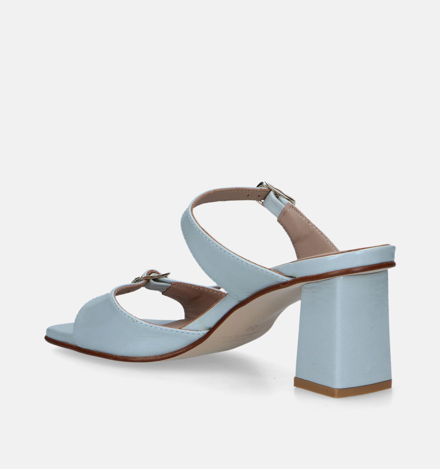 March23 Marcelle Blauwe Muiltjes Dames Slippers Online op TORFS.BE
