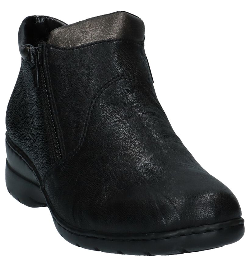 Rieker Boots Zwart in leer (262125)