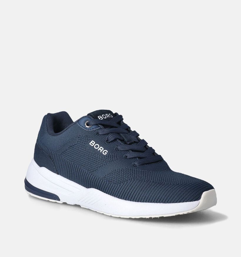 Bjorn Borg Donkerblauwe Veterschoenen voor heren (352898) - geschikt voor steunzolen