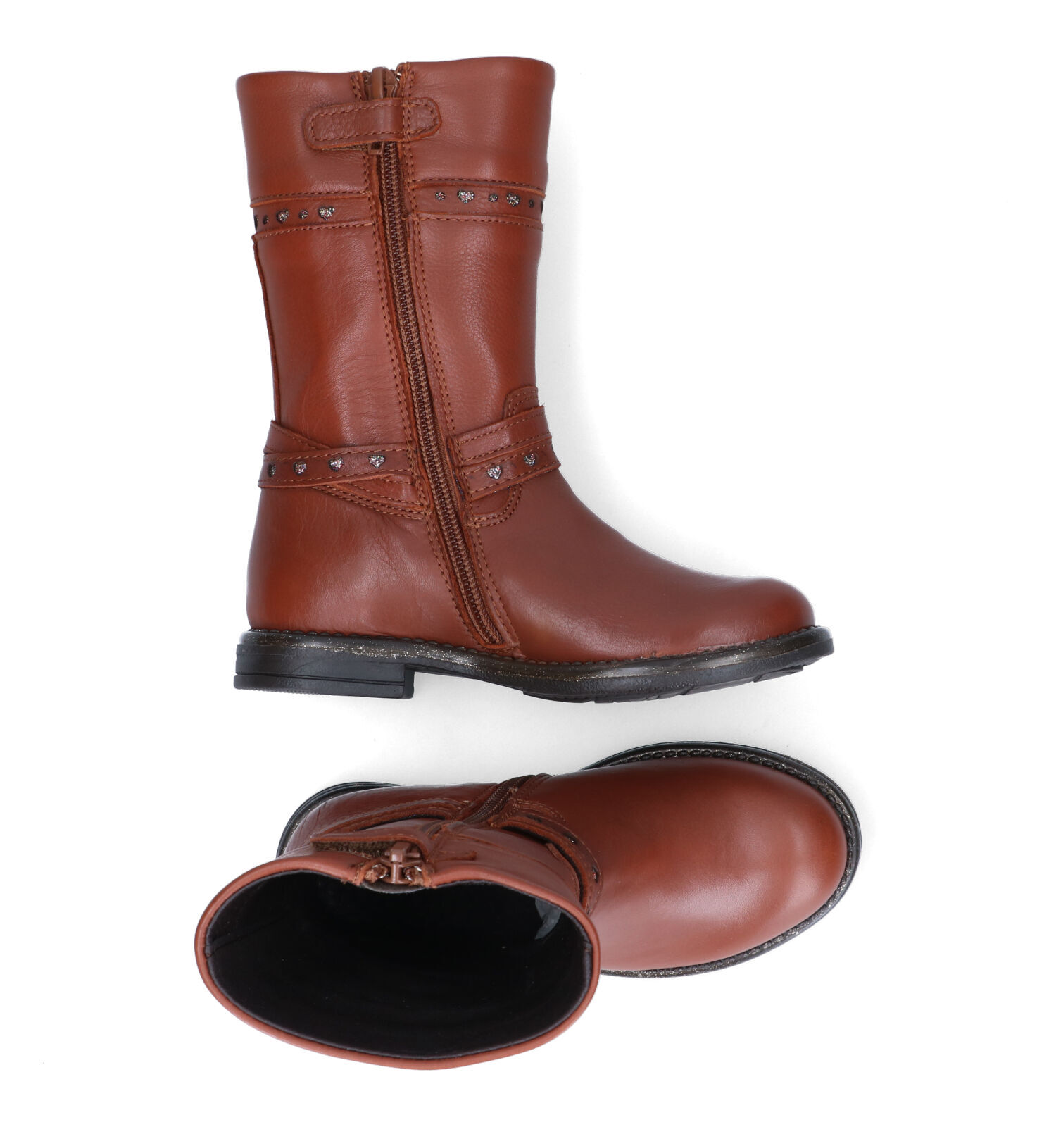 Bottes hautes cognac