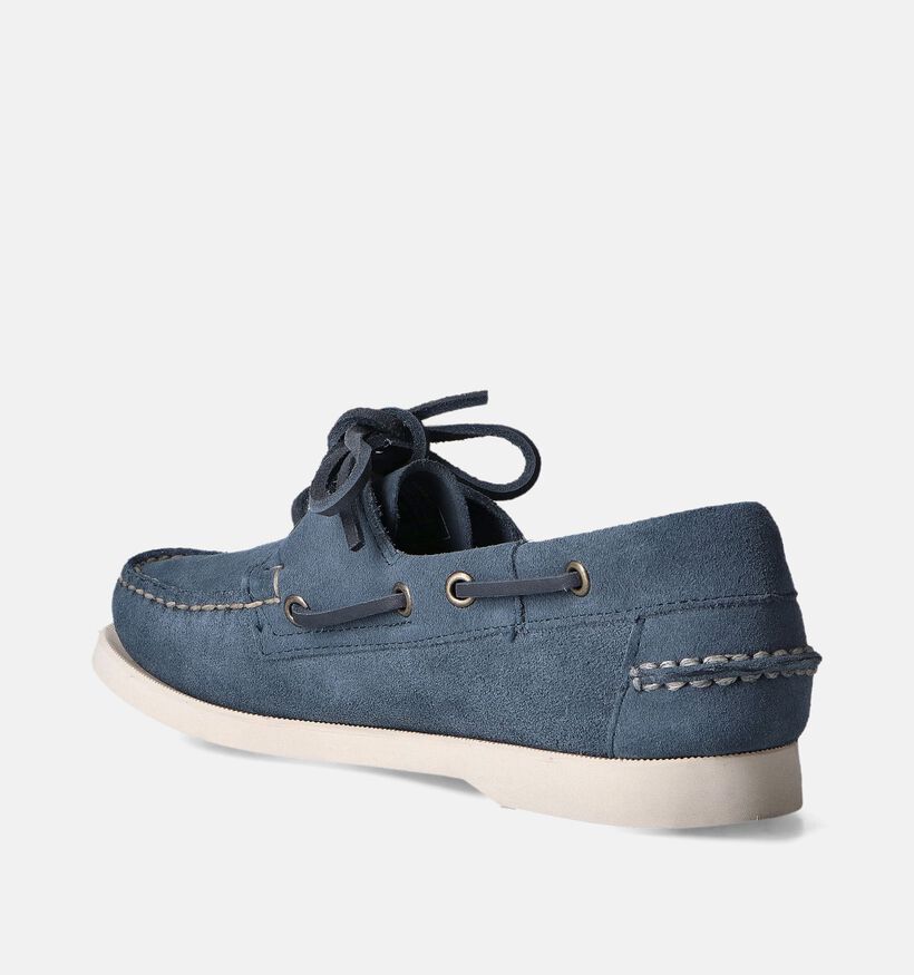 Sebago Portland Flesh out Chaussures bateau en Bleu pour femmes (353689)