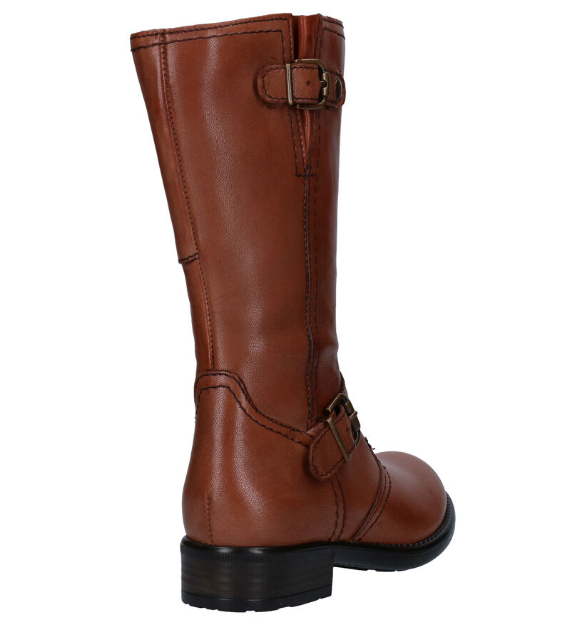 Loli Laly Bottes hautes en Cognac en cuir (278792)