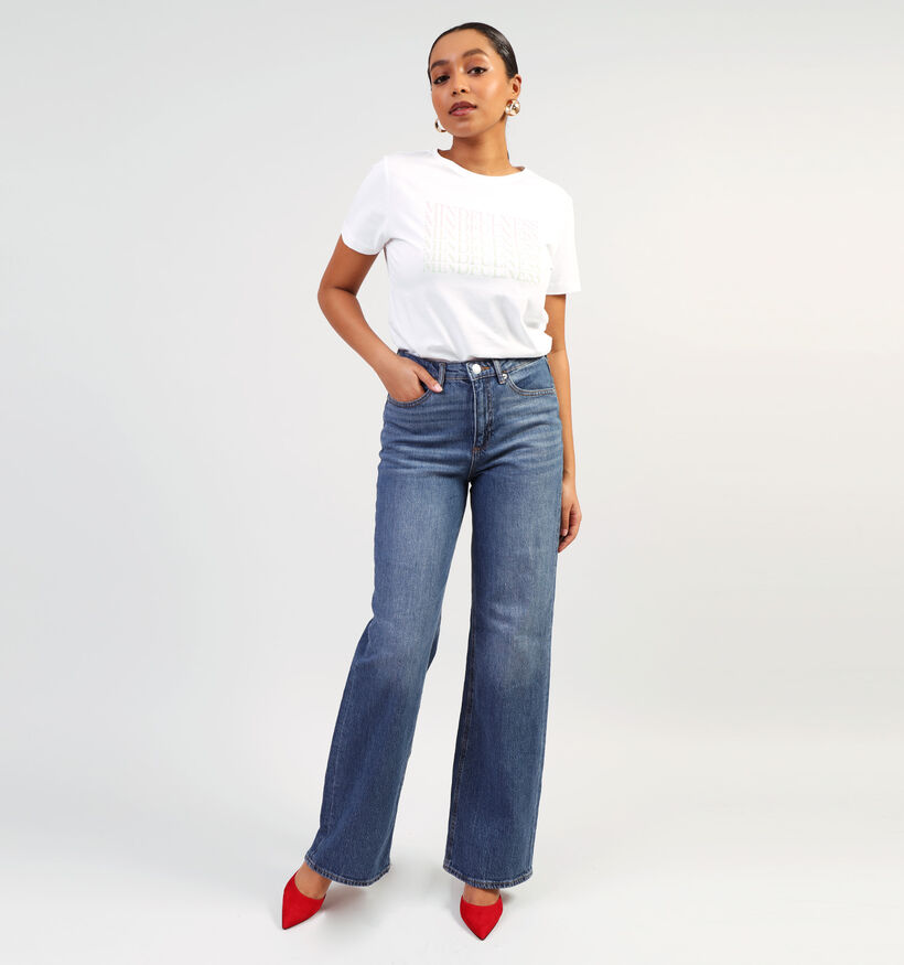 comma casual identity Witte T-shirt voor dames (350045)