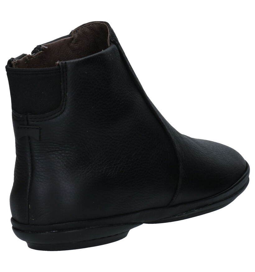 Camper Bottines plates en Noir en cuir (299826)