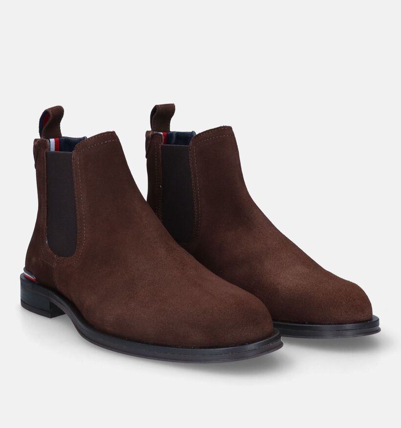 Tommy Hilfiger Core Blauwe Chelsea boots voor heren (329359) - geschikt voor steunzolen