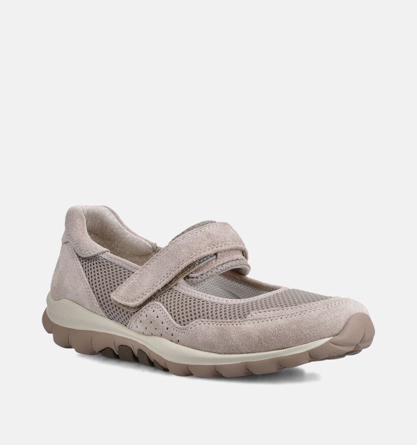Gabor Rollingsoft Beige Ballerina's voor dames (369518) - geschikt voor steunzolen