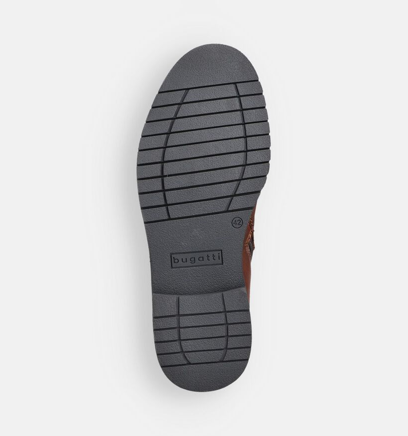 Bugatti Boots à lacets en Cognac Bugatti Boots à lacets en Cognac pour hommes (363788) - pour semelles orthopédiques