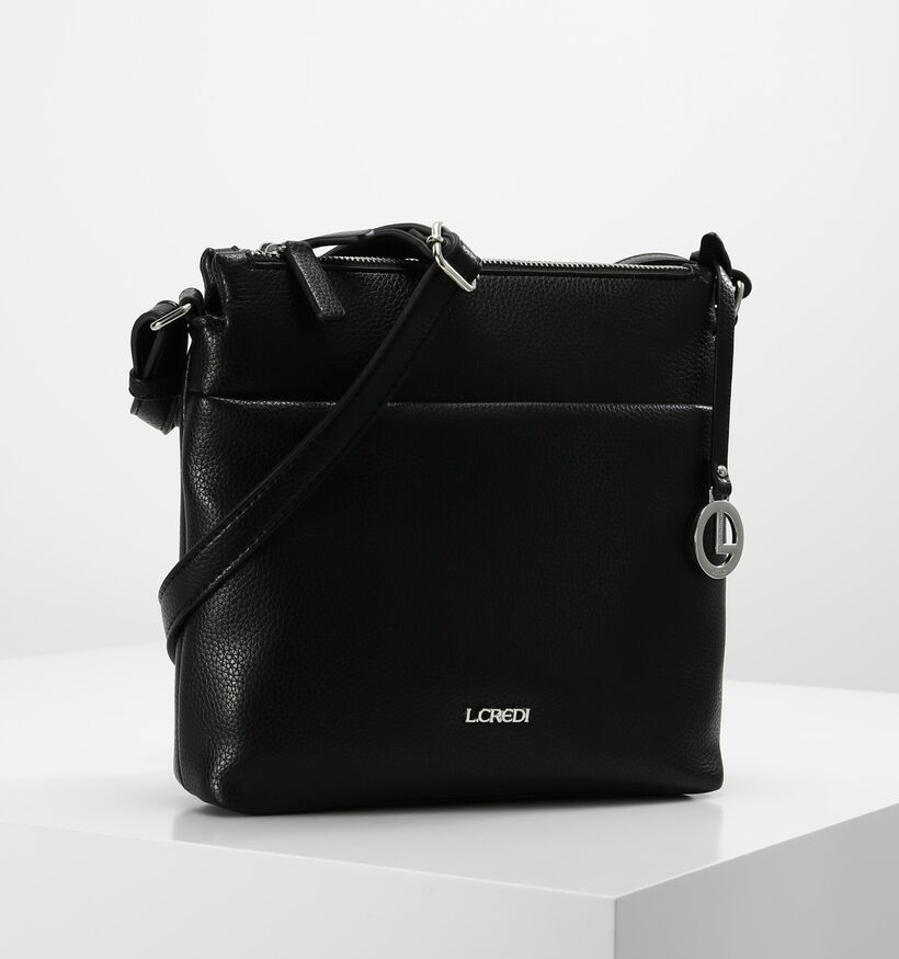 L.Credi Ella Zwarte Crossbodytas voor dames (379582)