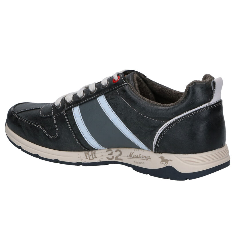 Mustang Chaussures plates en Gris foncé en simili cuir (294370)