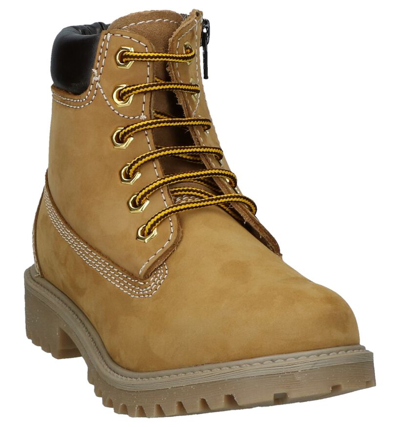 Milo & Mila Bottines en Naturel en nubuck (232372)