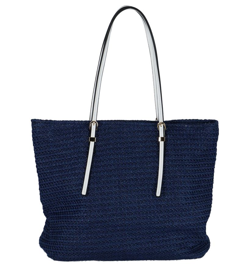 Shopper Blauw Dolce C. in stof (223311)