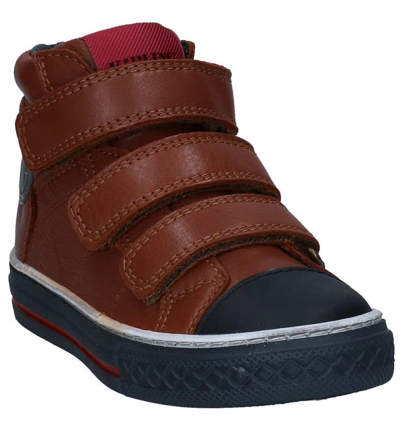 Kipling Cognac Velcroschoenen in leer (298629)